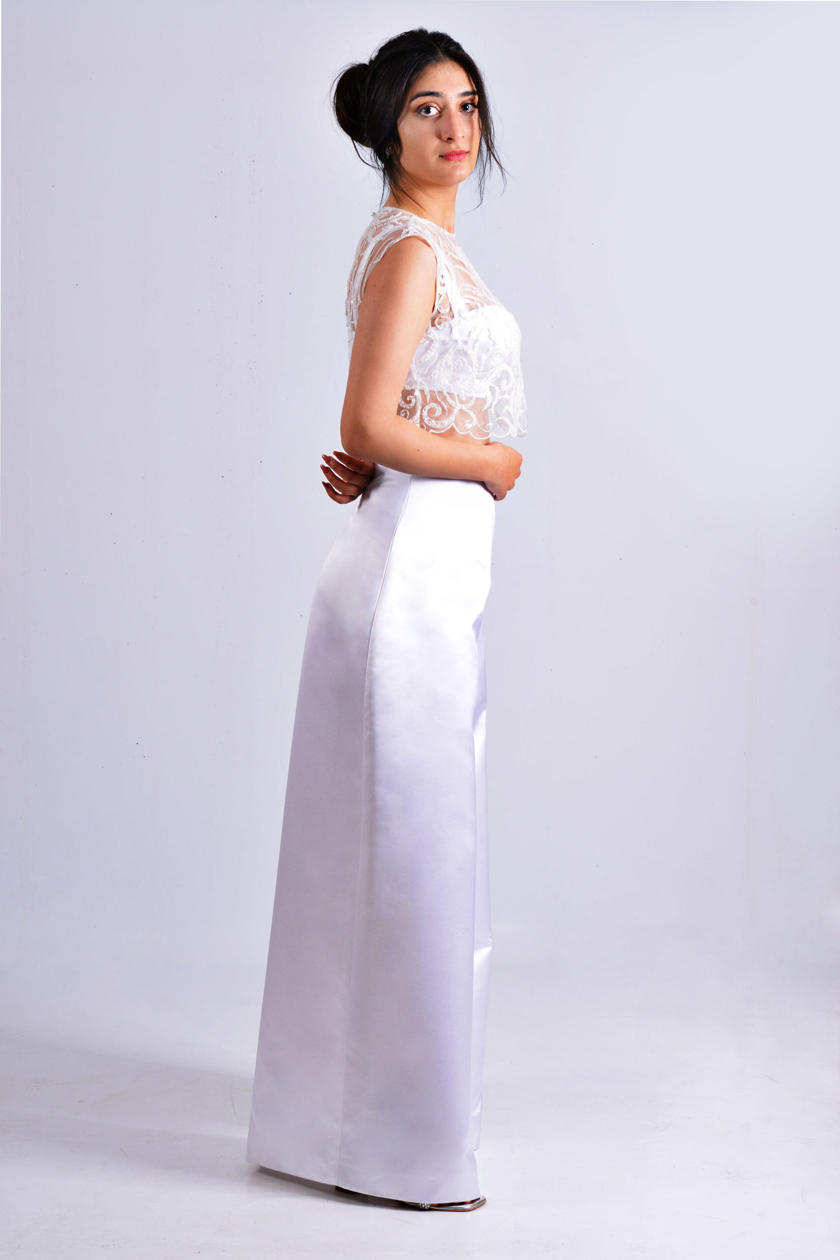 Two-Piece Wedding Pantsuit