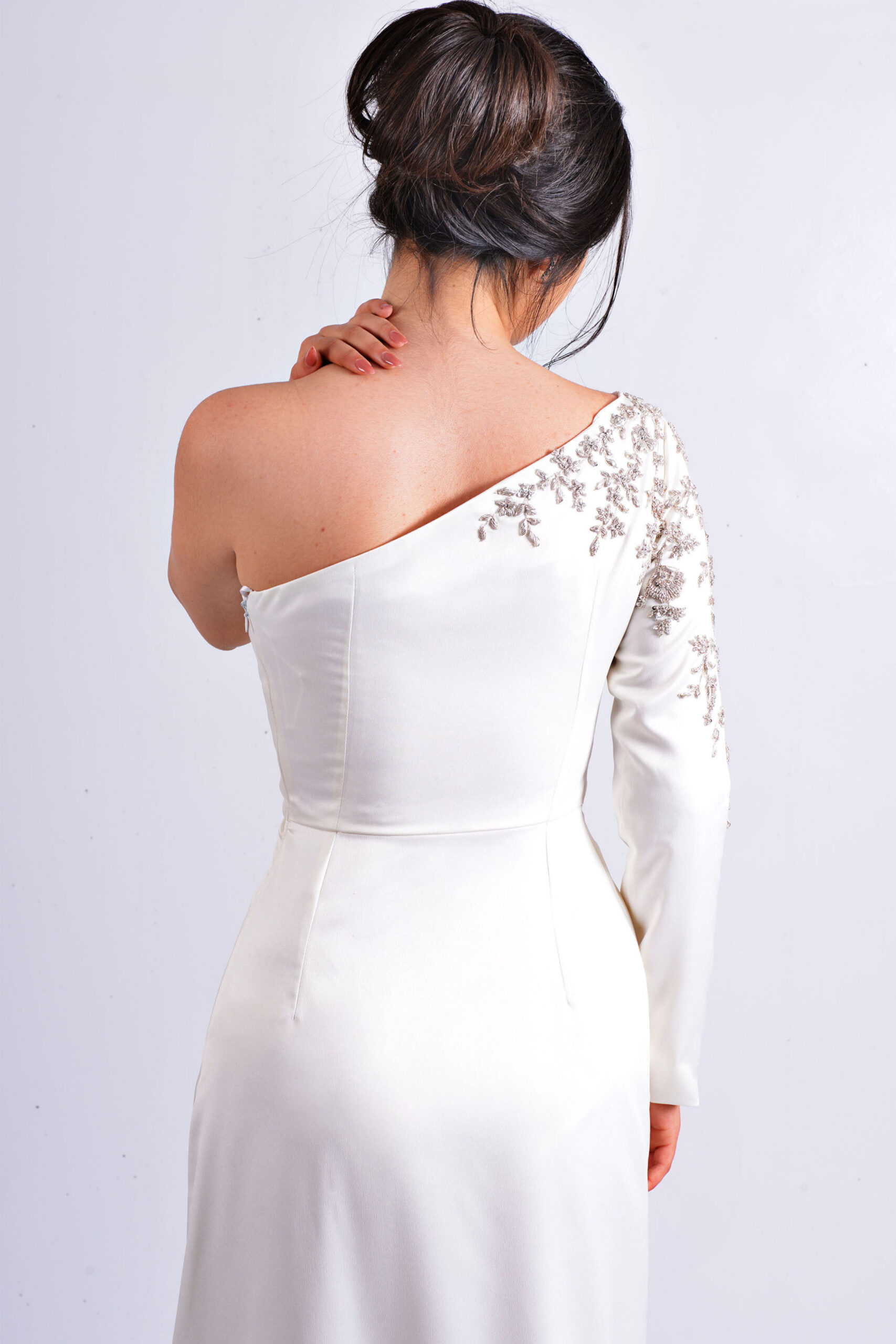 One Shoulder Wedding Dress